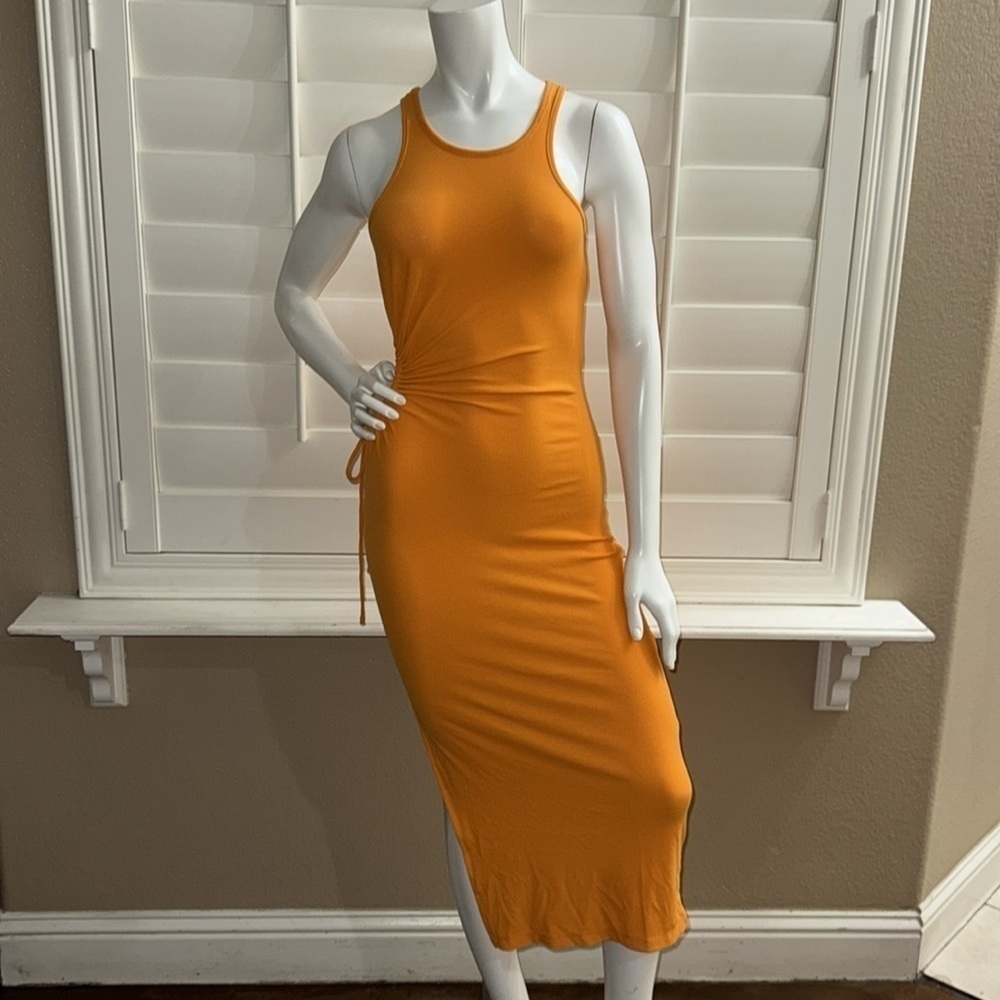 Princess Polly Louie Midi Dress Orange